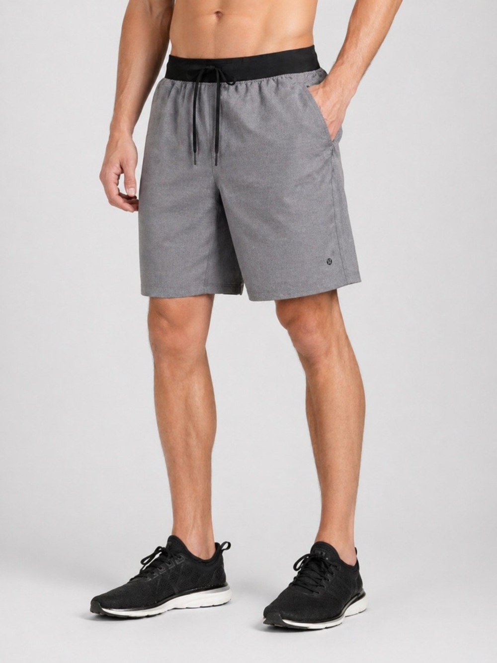 Lululemon Men’s T.H.E. Short 9” Lined Gray Size L Athletic Gym Training Shorts